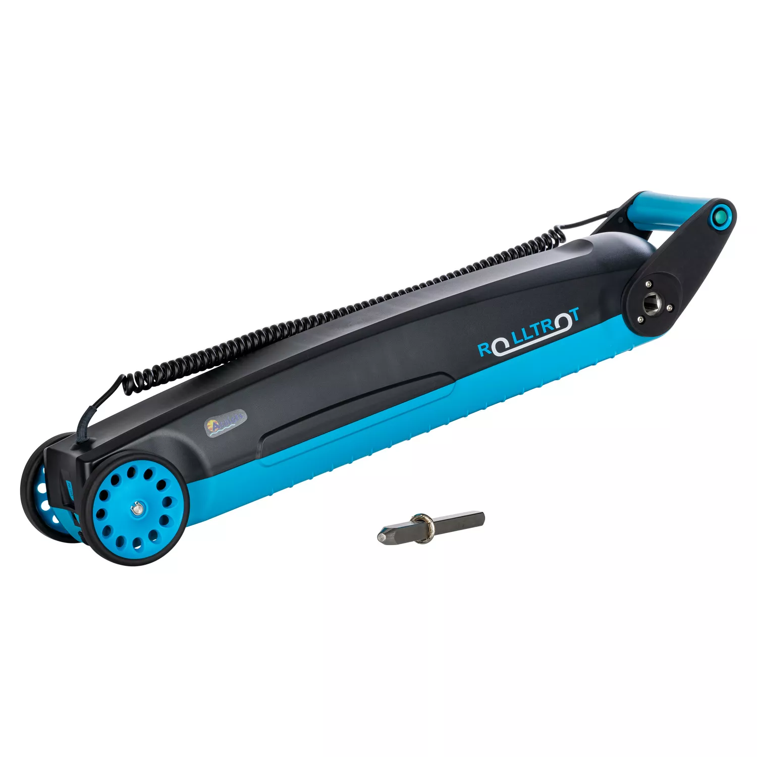 Rolltrot akkubetriebener Aufrollmechanismus 