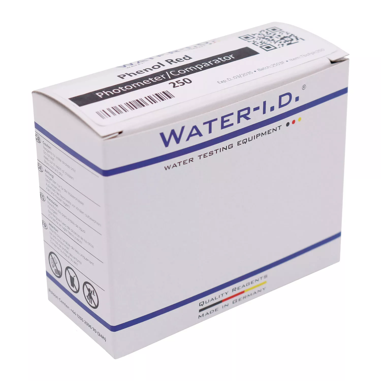 Phenol Red Testtabletten für Poollab - 250 Stk