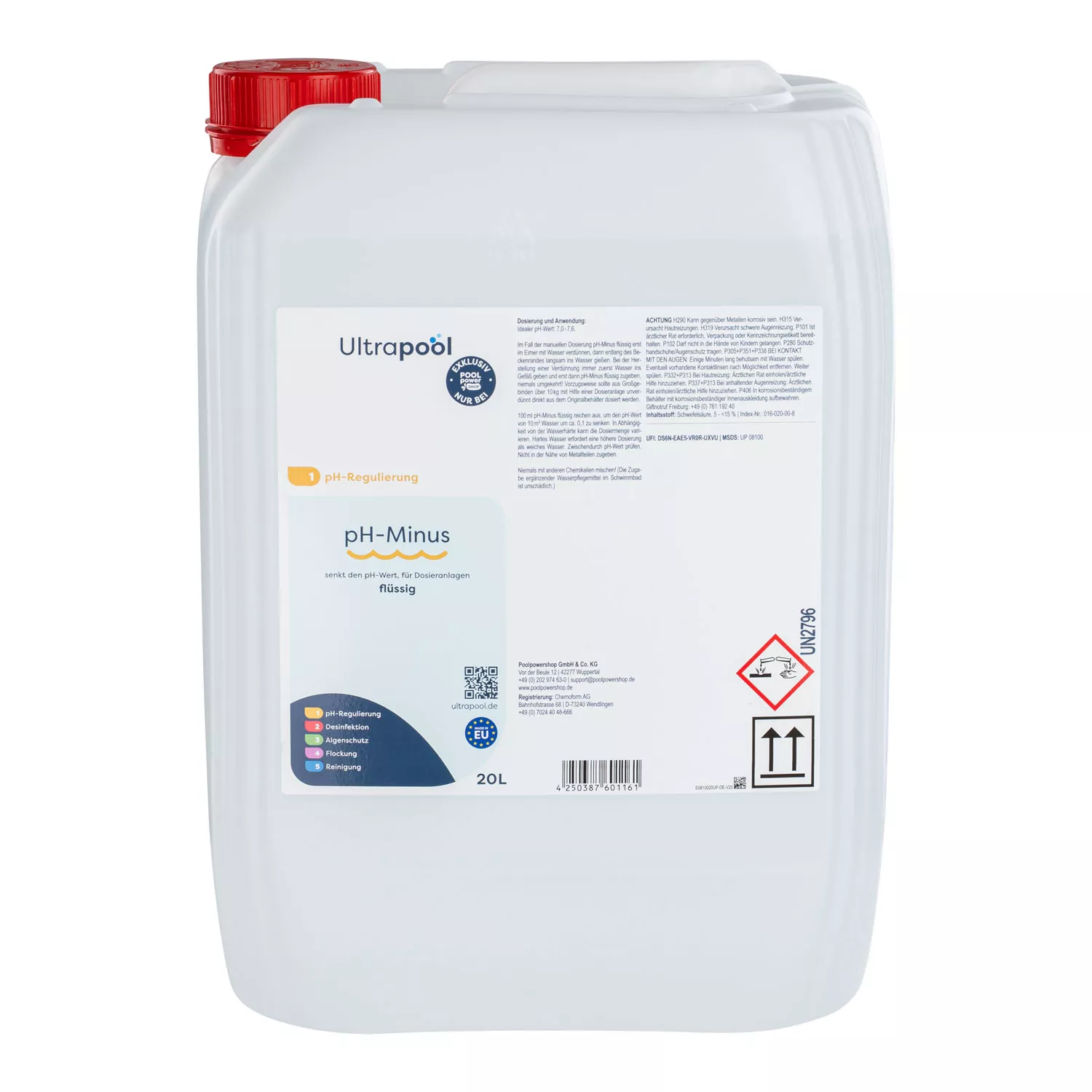 Ultrapool pH-Minus - 20 L