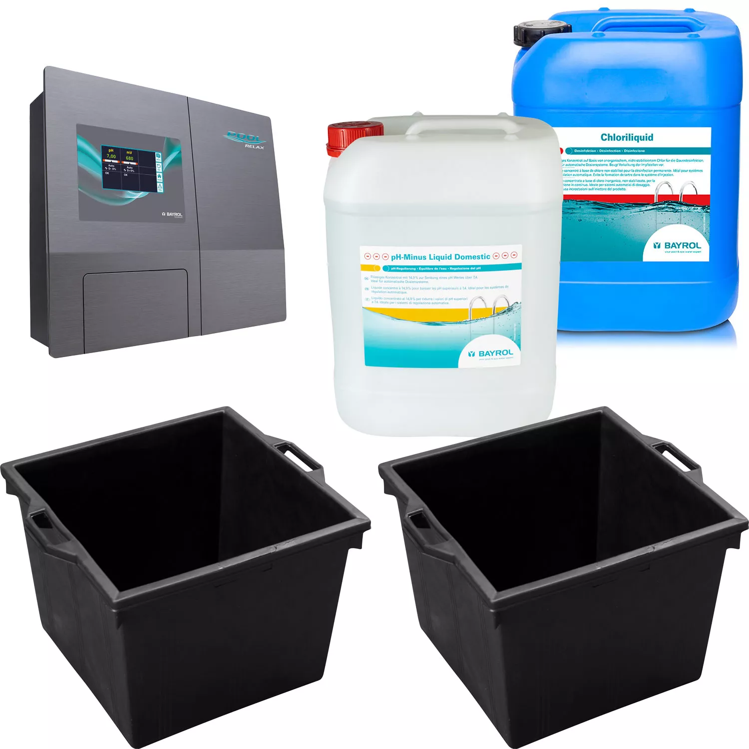 Pooltechnik Komplettset Comfort GFK