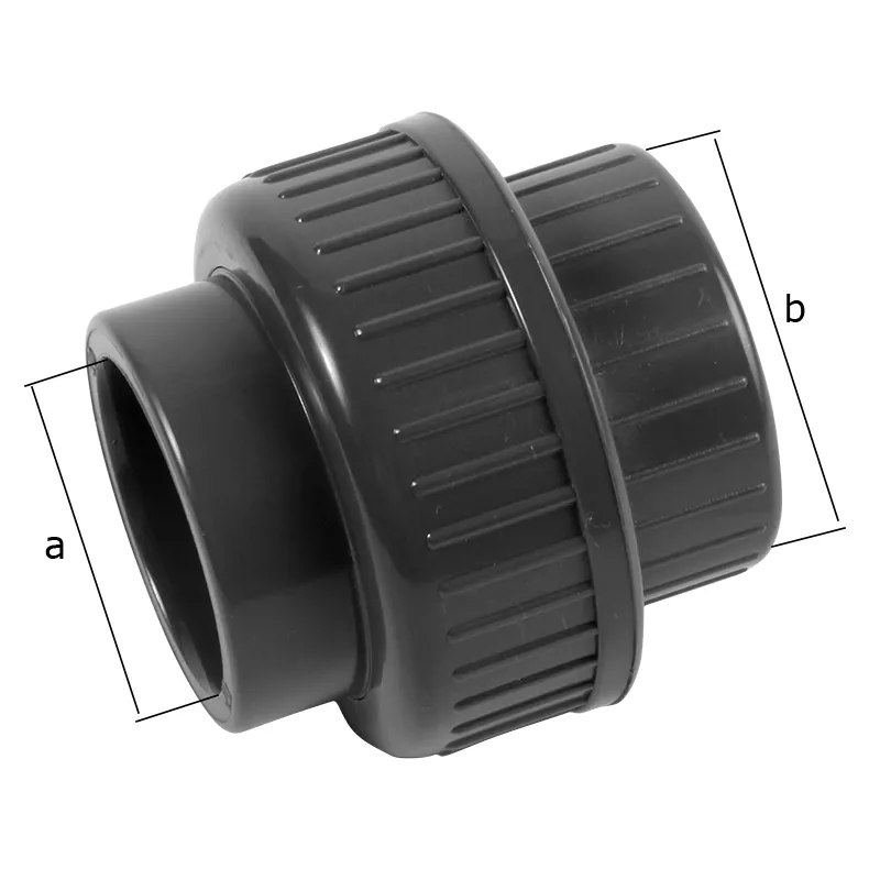 5151025 PVC Verschraubung mit Klebemuffe IG 63x2"
