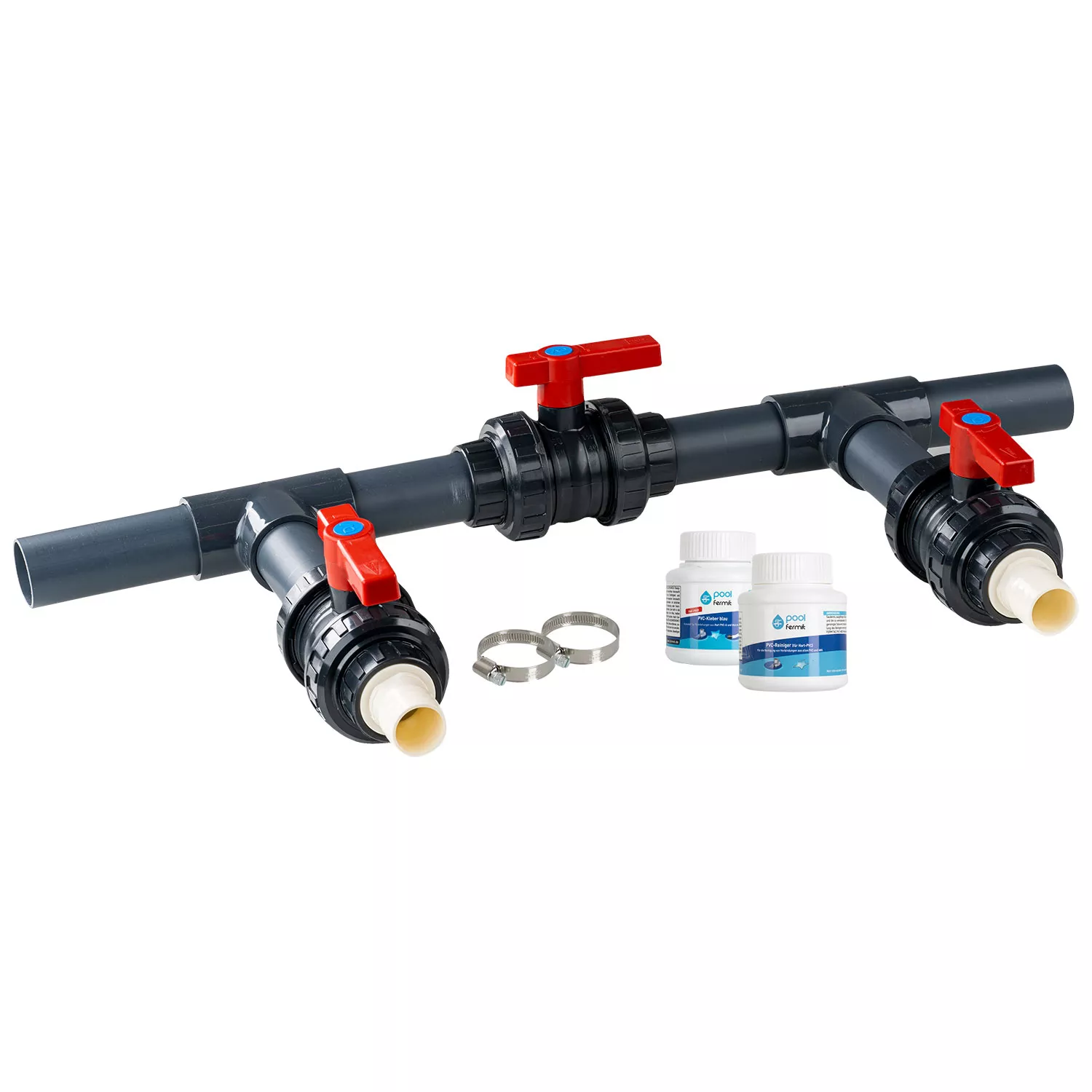 Styroporpool Komplettset Premium Weiß mit Treppe Colossos - 700 x 350 x 150 cm