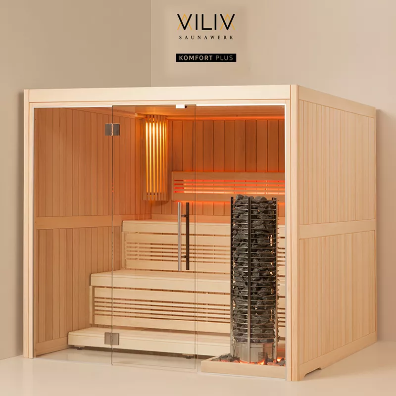 Sauna VILIV Komfort Plus 177,5x177,5 cm 