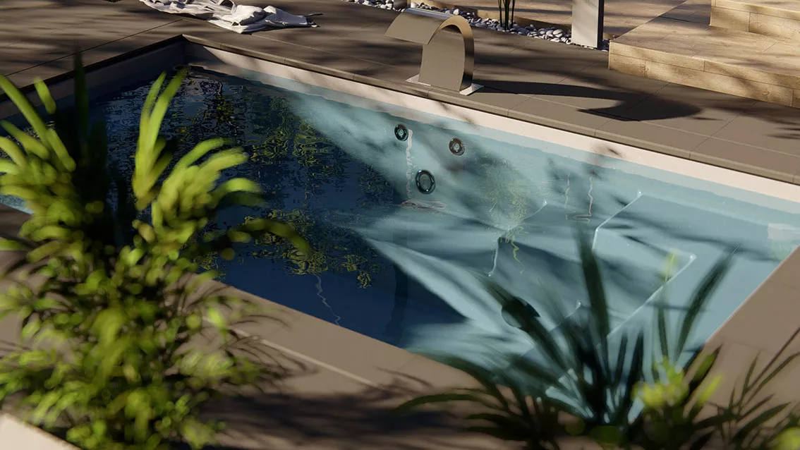 FB-Thalia-1 Novacomet Thalia EVO 390 GFK-Fertigbecken