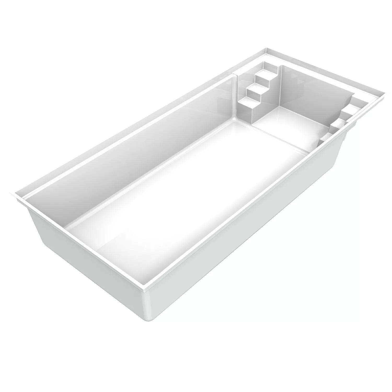 Reku Twin GFK-Fertigbecken - 945 x 370 cm