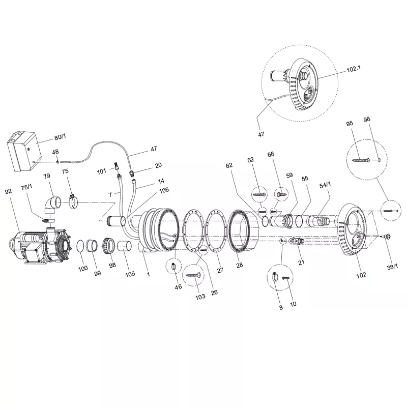 Gummiwinkel 63 x 52 mm für Speck GSA 79 