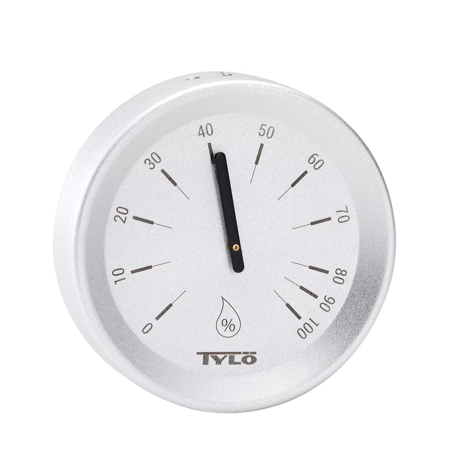 Tylö Sauna Hygrometer Brilliant Silver Grey 