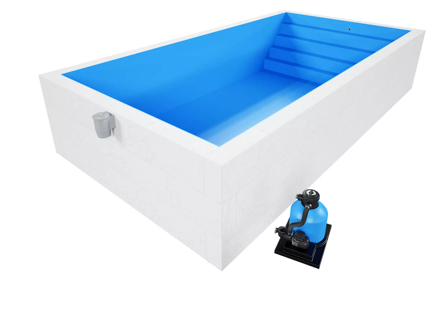 Studio_Styroporpool-Blau-S-Colossos-BasicHQ-001 Styroporpool Komplettset Basic Blau mit Treppe Colossos - 600 x 300 x 150 cm