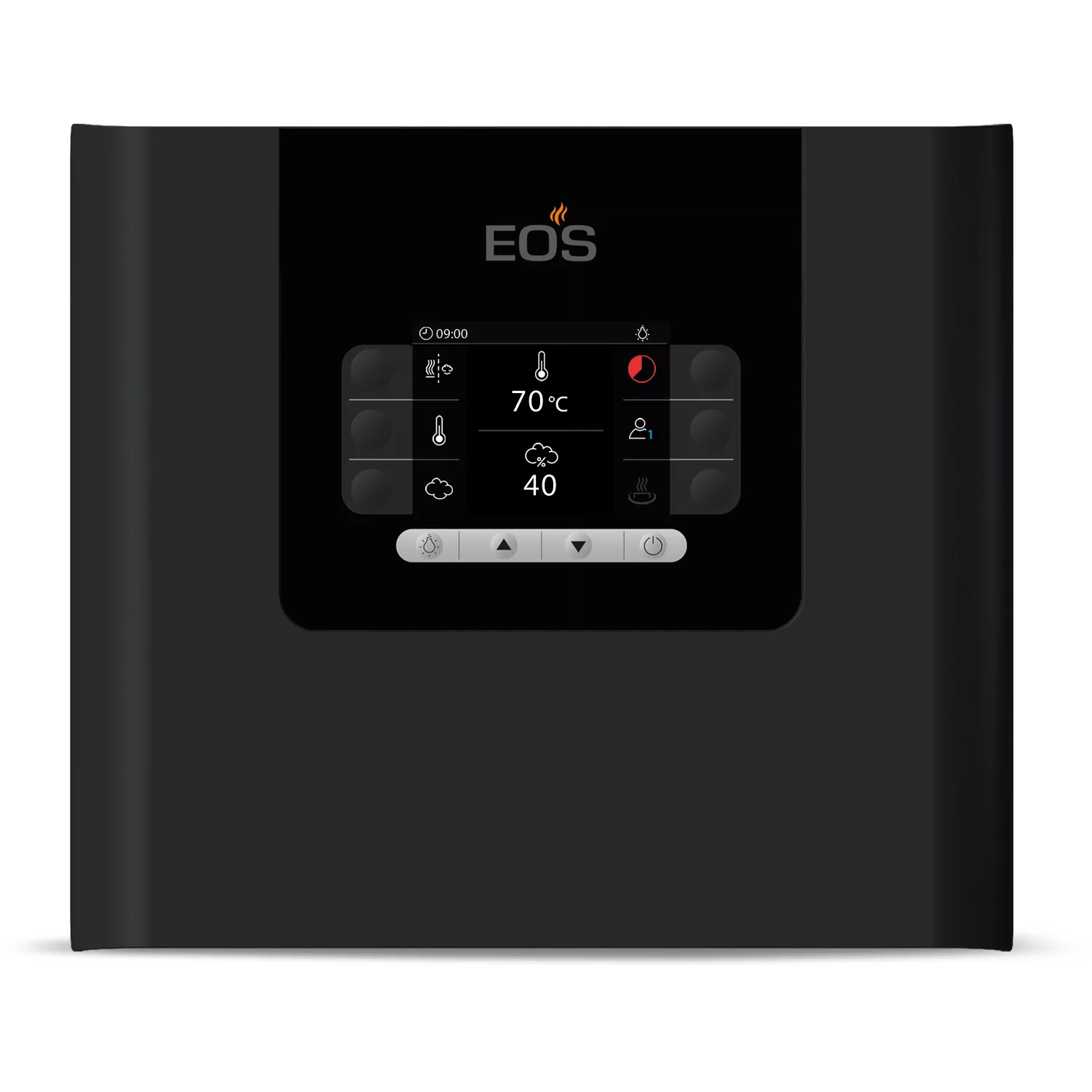 EOS Compact HP Saunasteuerung für Bio-Kombi Saunaöfen Anthrazit
