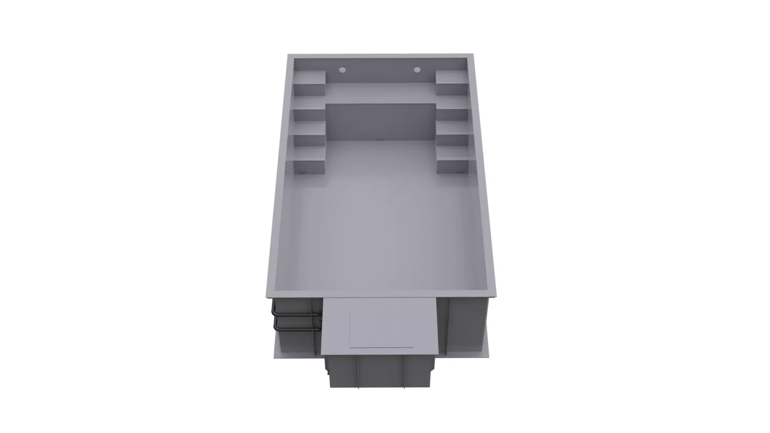 pp-pool-basic-grau_5 PP-Pool Komplettset Basic Grau mit Sicherheitsabdeckung - 5,00 x 3,00 x 1,36 m