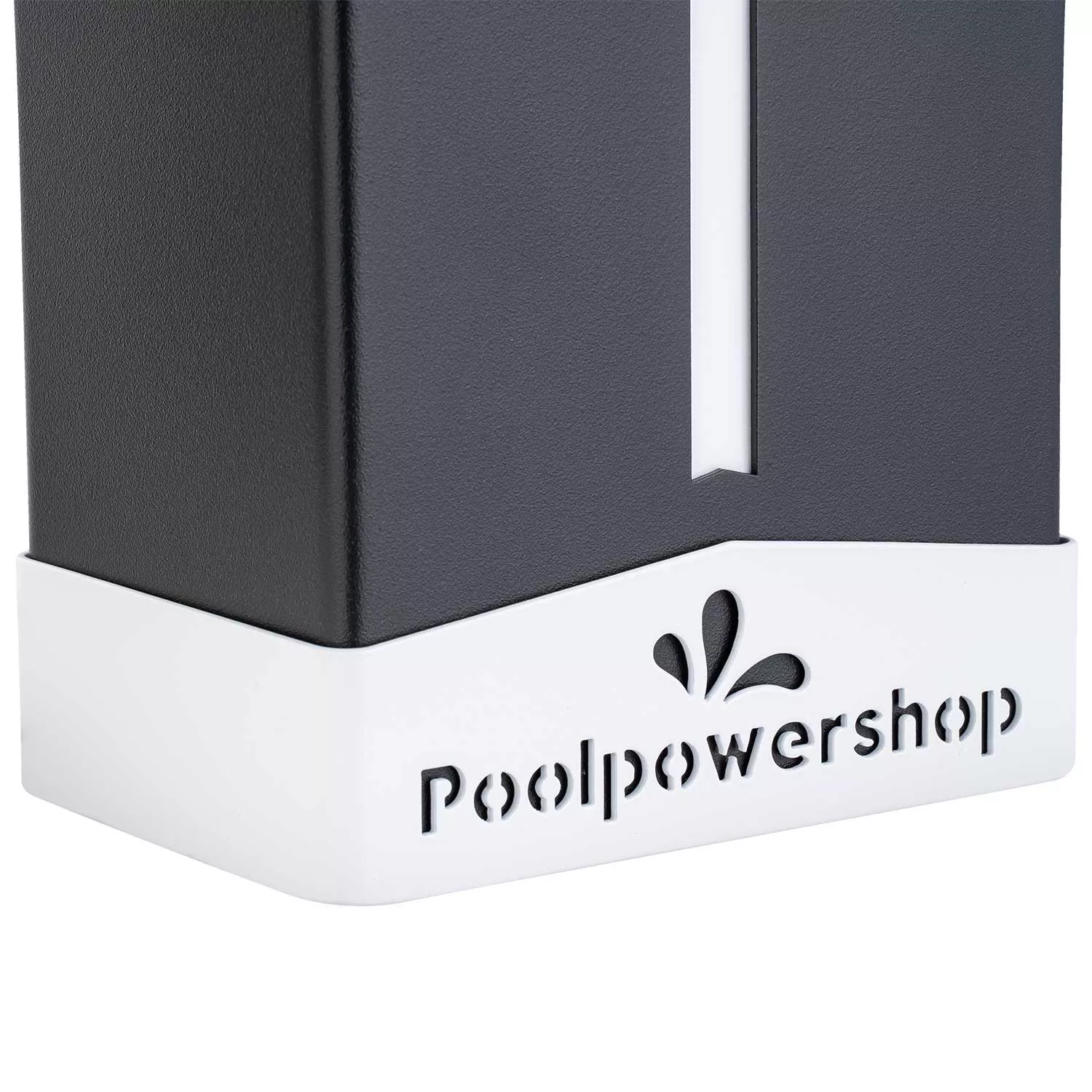 Poolpowershop Oberflur Aufrollvorrichtung T-Light - weiß-grau