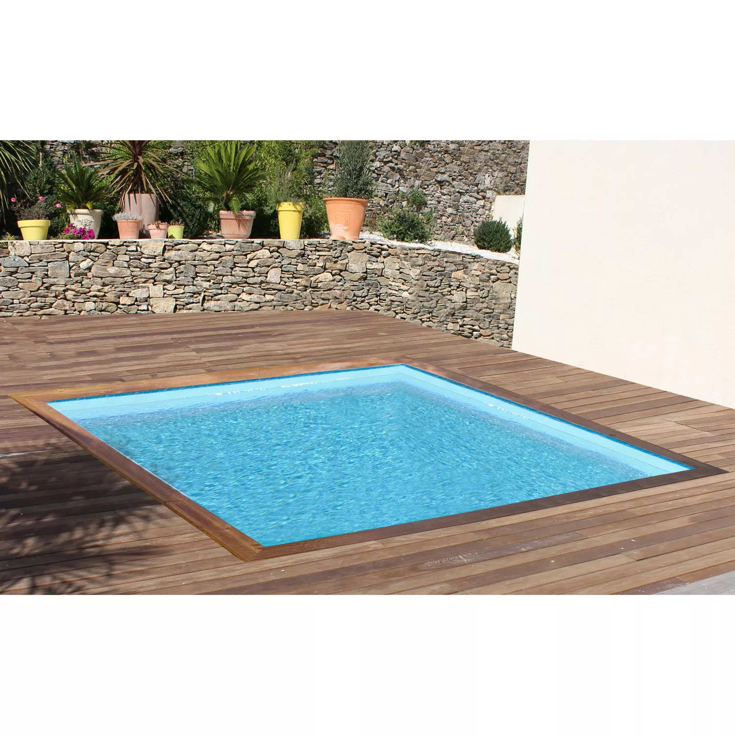 gre-city-holzpool-komplettset-rechteckig-3d Gre City Holzpool Komplettset Quadratisch Blau - 225 x 225 x 68 cm