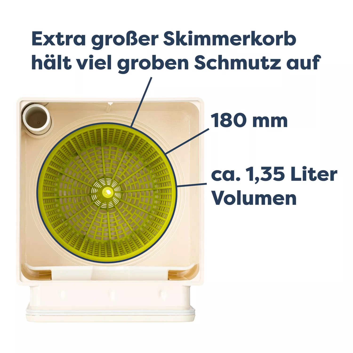 MTS Einbauskimmer V10 für Fertig- und Folienbecken 