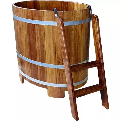 K51003 Sauna Tauchbecken Kambala 110 x 77 cm innen und außen transparent hygieneversiegelt