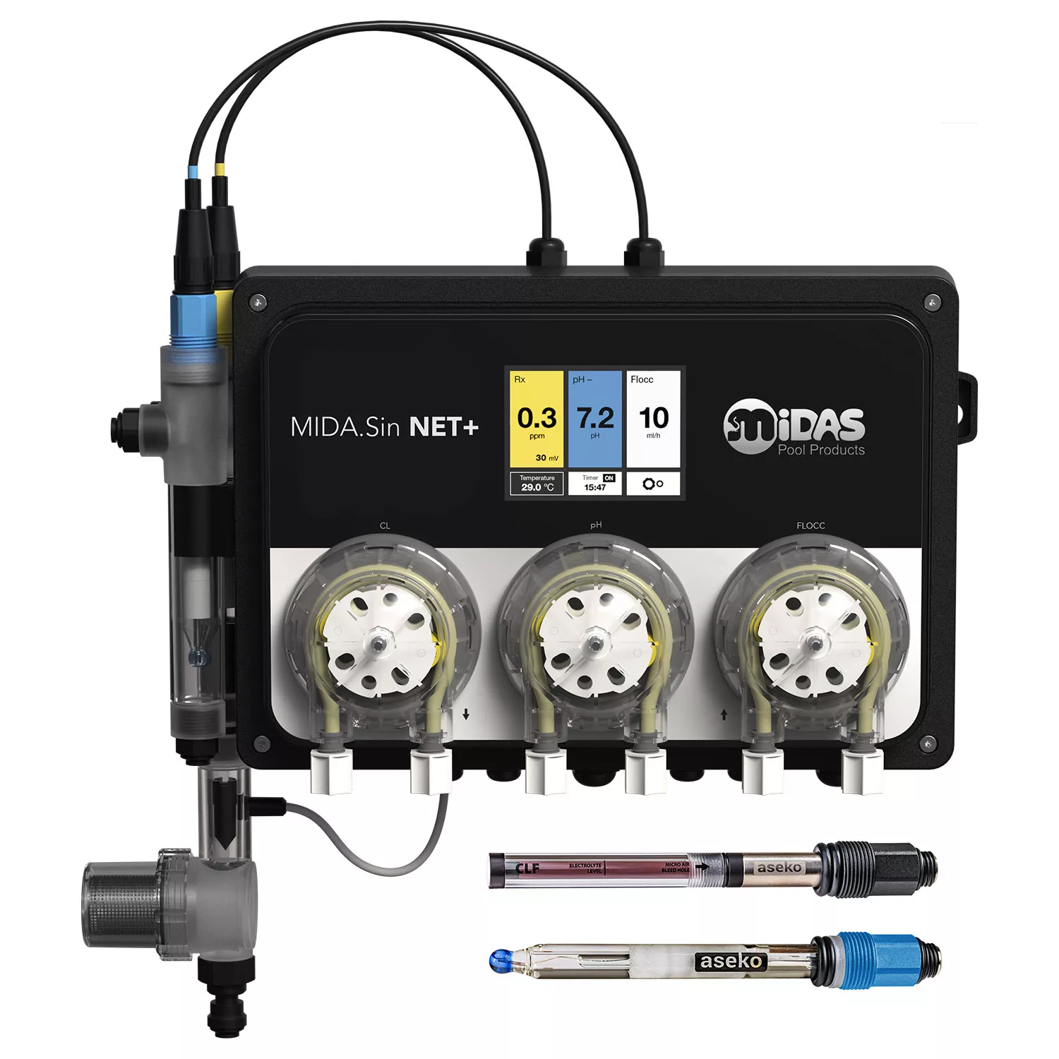 MIDA.Sin Dosieranlage pH / freies Chlor NET+