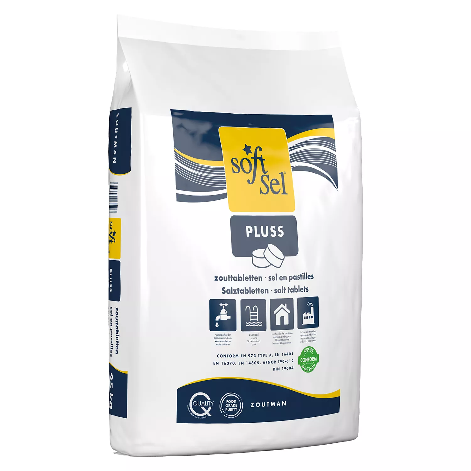 SOFT-SEL-PLUSS-25KG Zoutman Soft-Sel Pluss Salztabletten