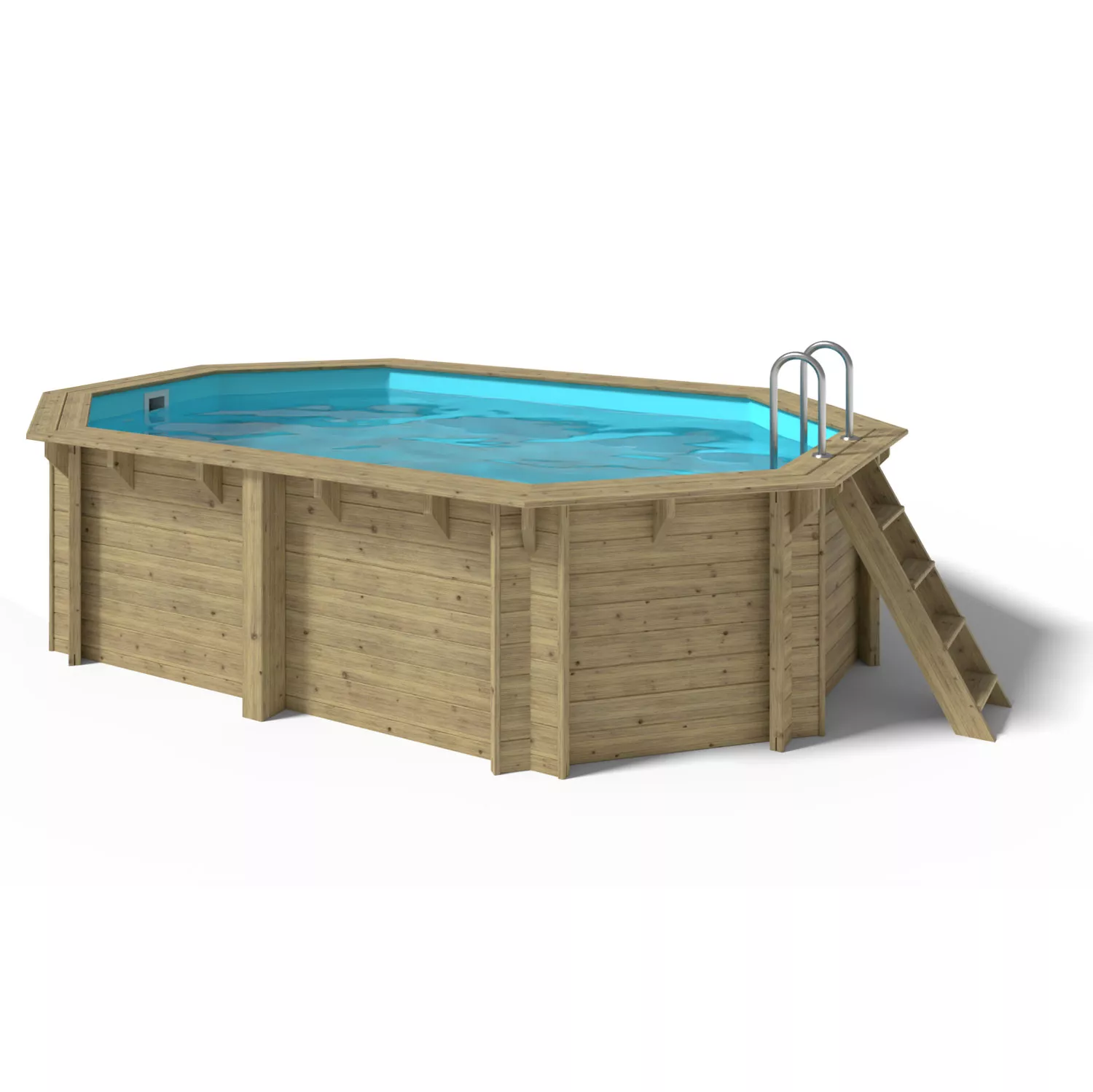 Oku-Emotion-Fun-Holzpool-Oval-486 Oku Emotion Fun Holzpool Komplettset Basic Oval