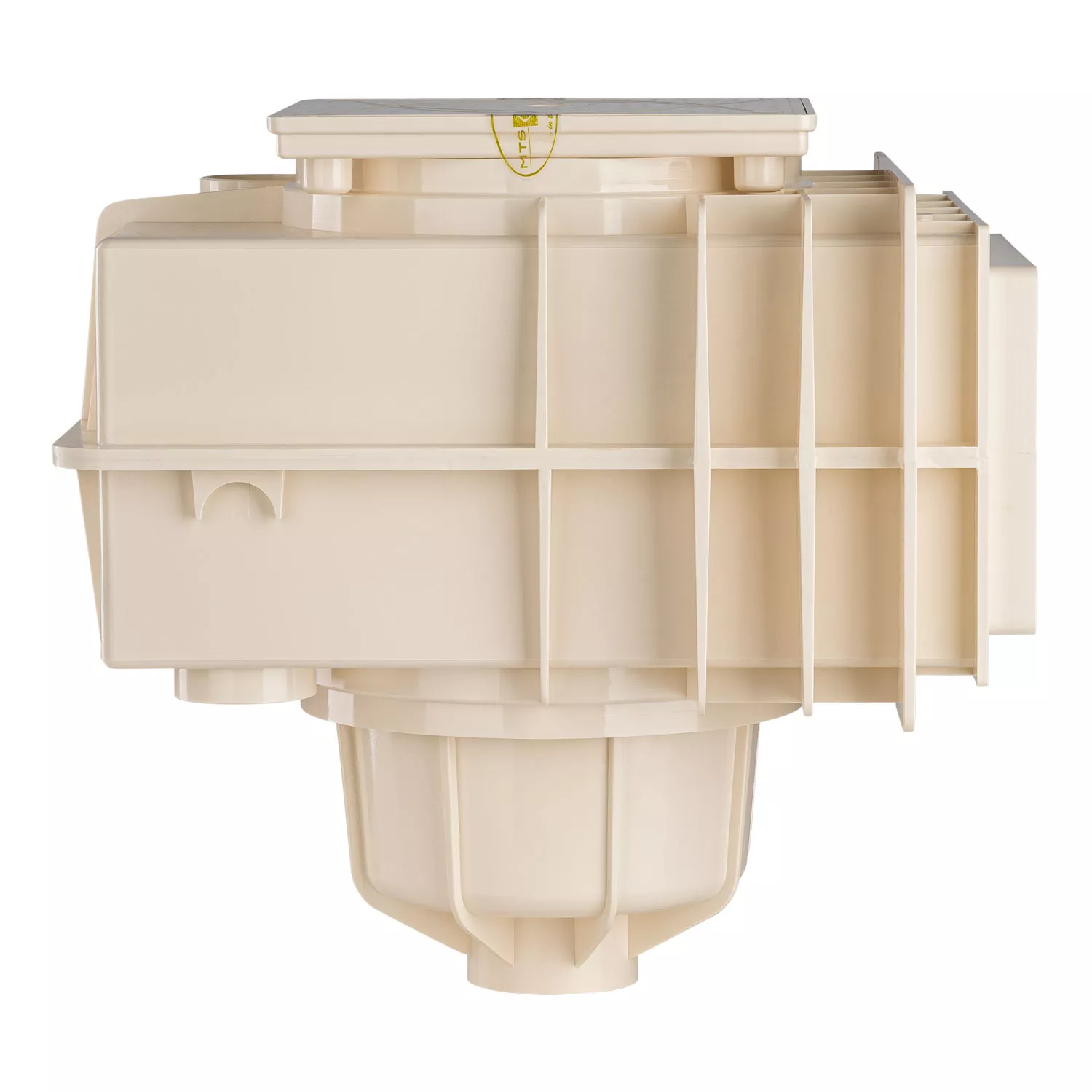 MTS Einbauskimmer V20 aus ABS Kunststoff für Betonbecken cremeweiß