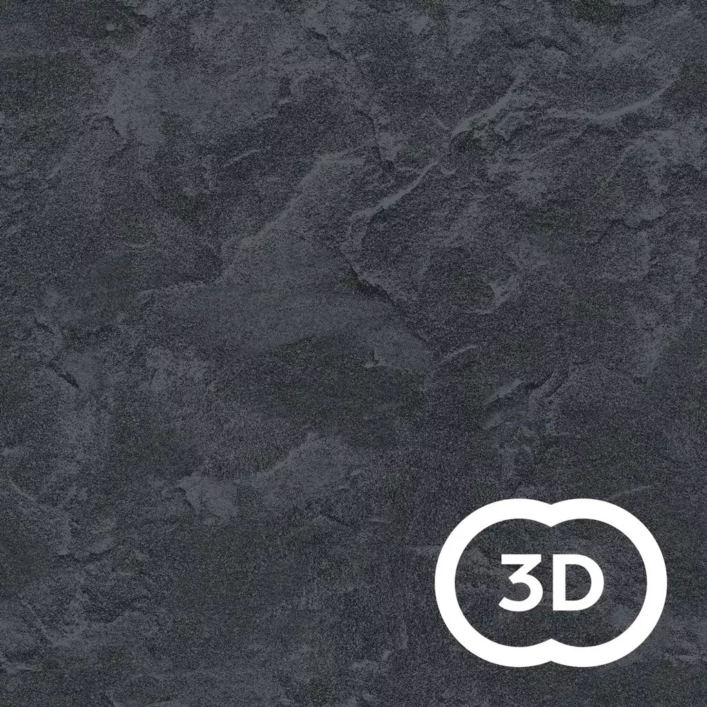 BWT Innenhülle 3D Black Slate mit Keilbiese für Achtformbecken