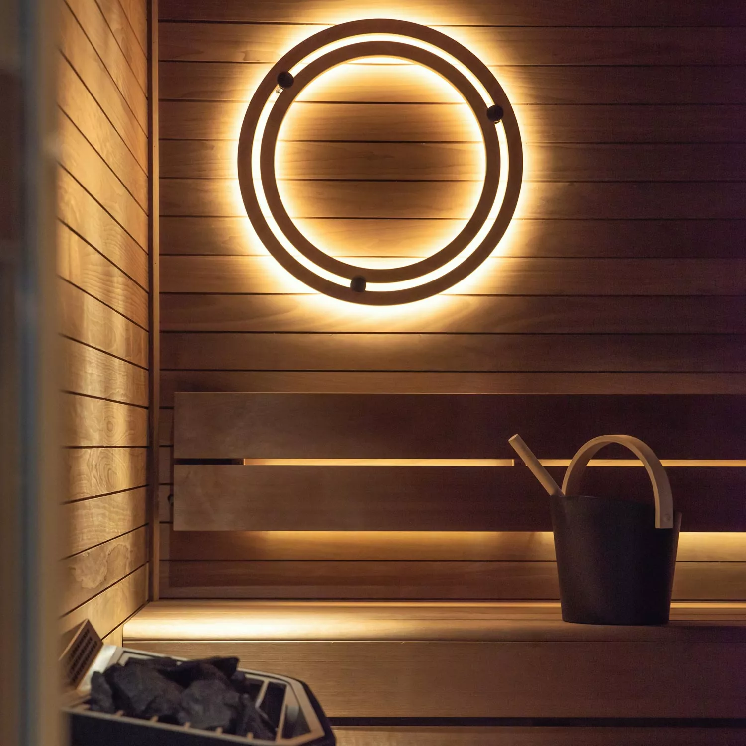 tylo-silhouette-ring-saunabeleuchtung-sauna-frontal Tylö Silhouette Ring 400 Saunabeleuchtung - 40 cm