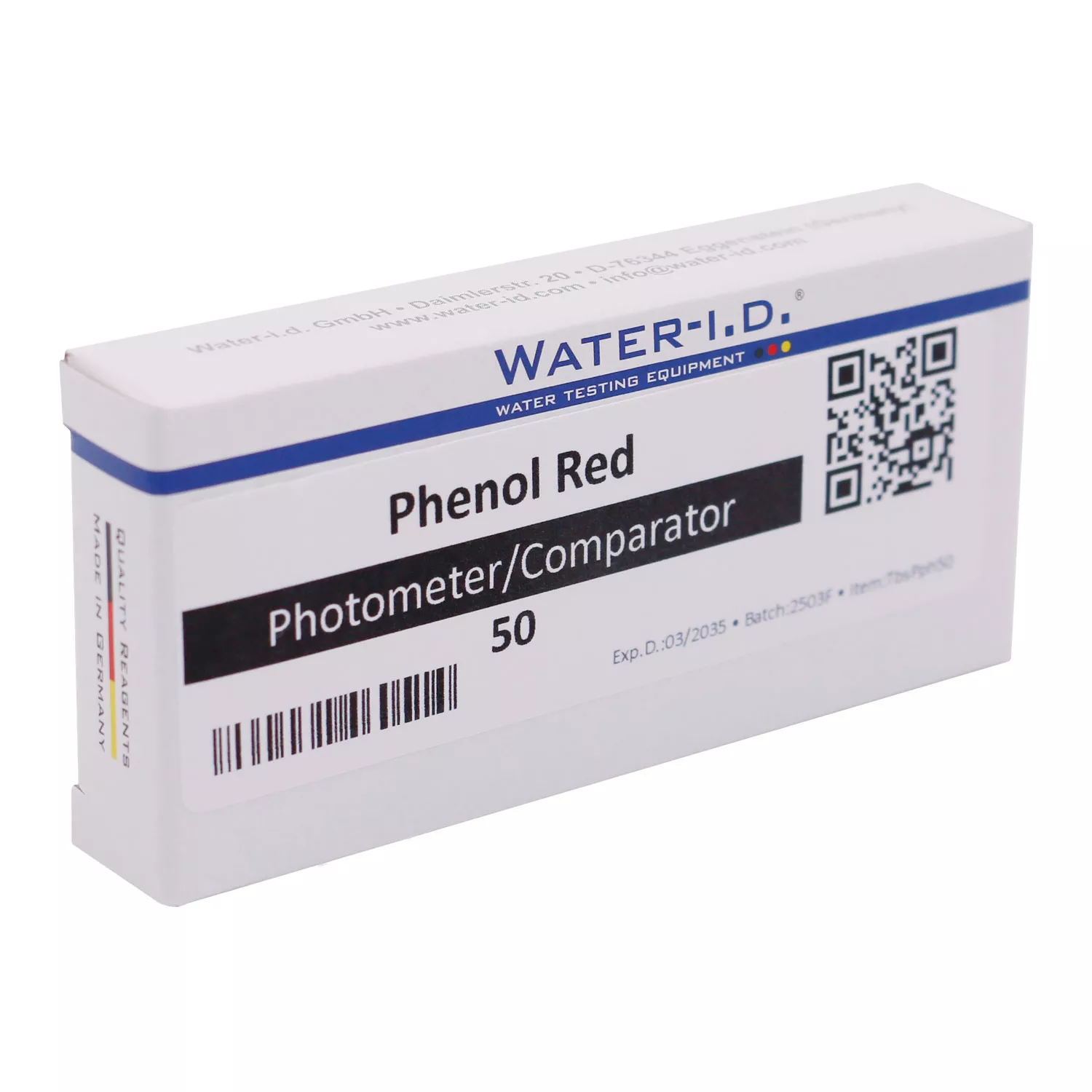 Phenol Red Testtabletten für Poollab - 50 Stk
