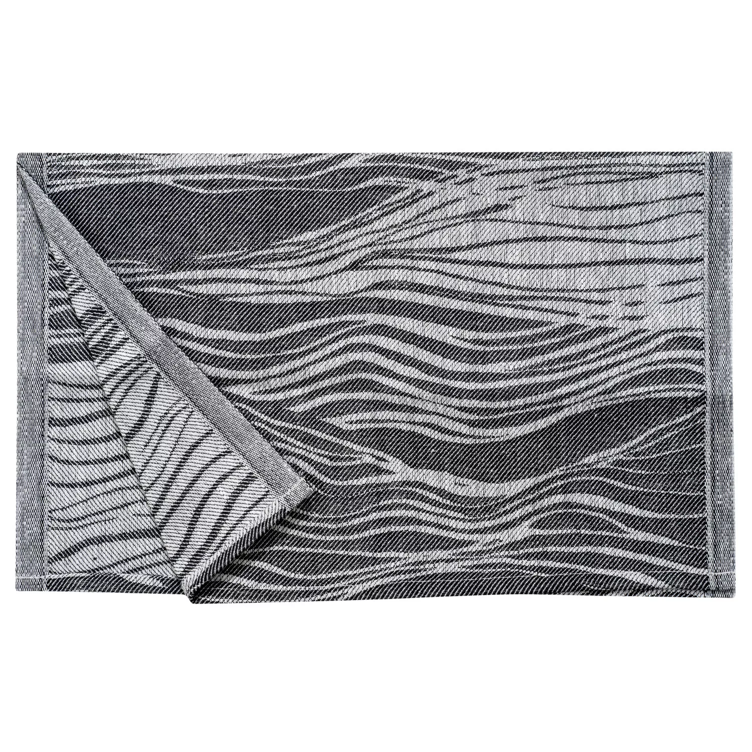 Sauna-Sitzunterlage-VIRTA-weiss-schwarz_1 Sitzunterlage klein VIRTA weiss/schwarz