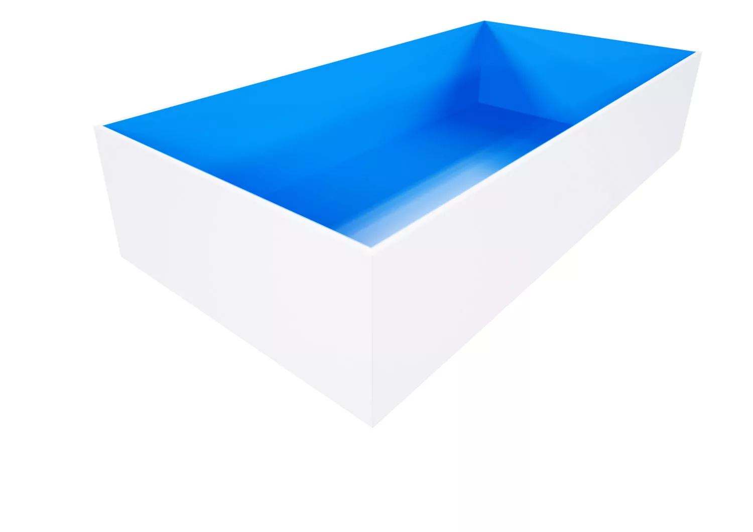 Isotherm-Pool blau