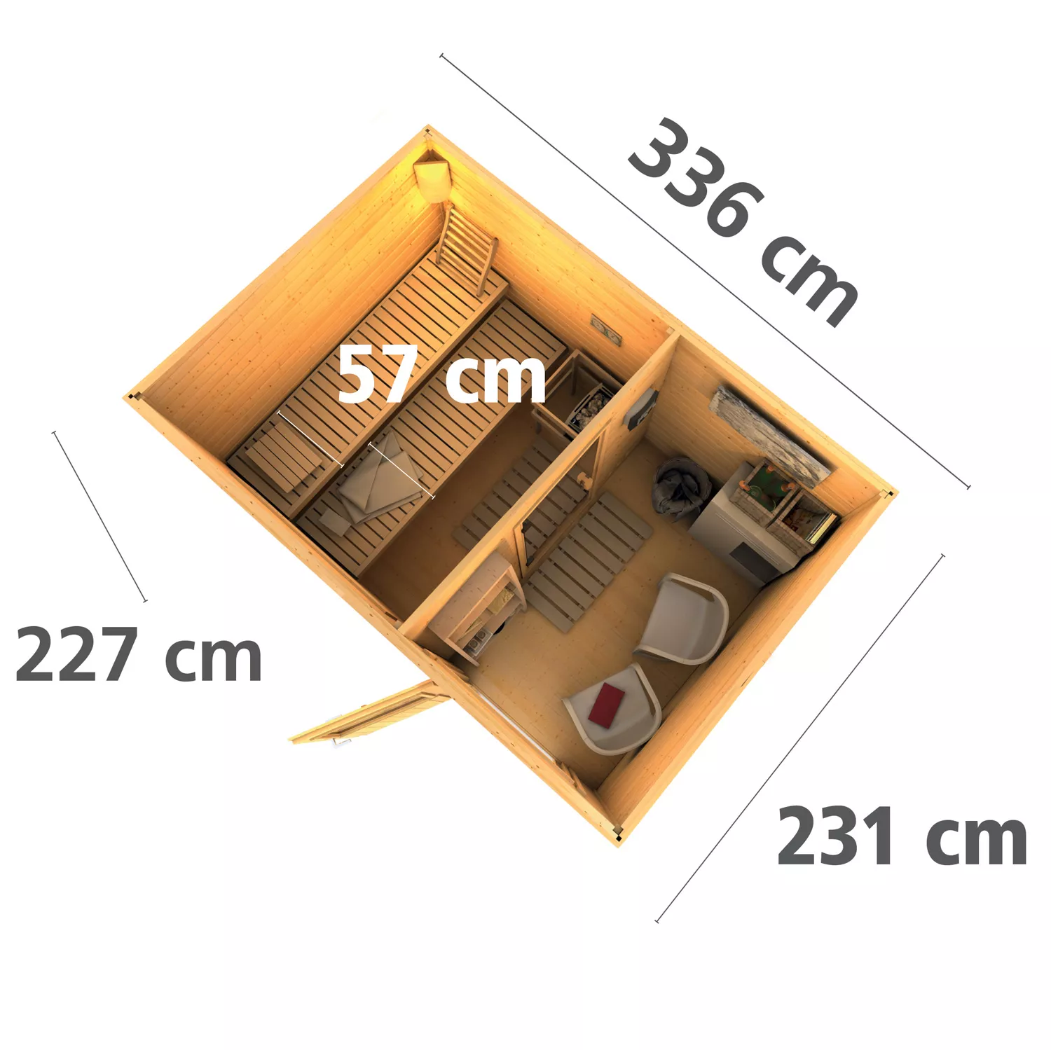 karibu_skrollan_2_bio_aussensauna_anthrazit_2 Karibu Comfort Skrollan 2 Bio Außensauna terragrau