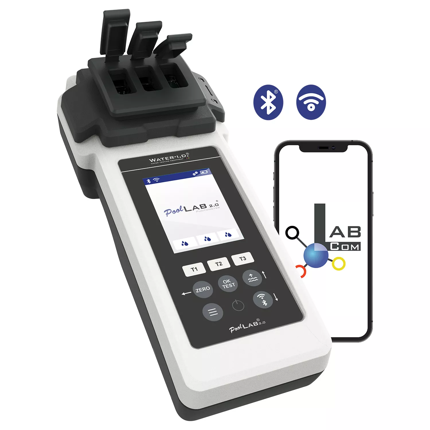 Water-I.D. PoolLab 2.0 Photometer Pooltester 