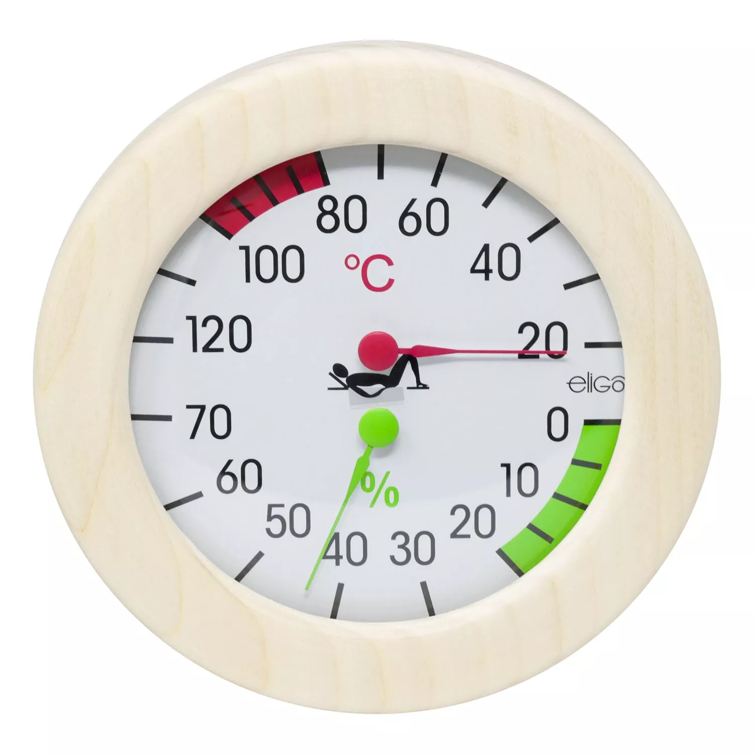 Sauna Klimamesser Thermo-Hygrometer
