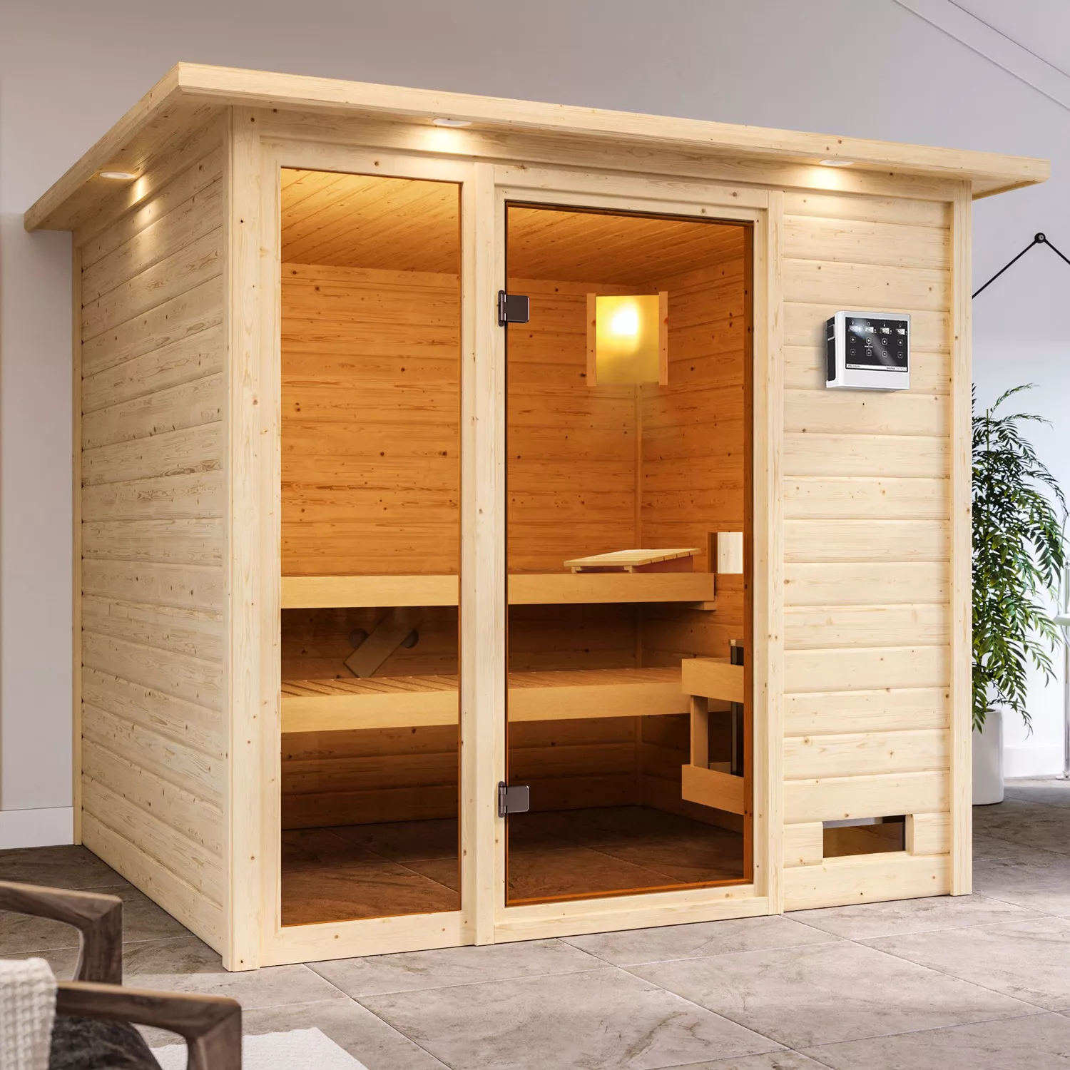 karibu_jutta_bio_niedrigsauna_mit_dachkranz_0 Karibu Jutta Bio Niedrigsauna mit Dachkranz