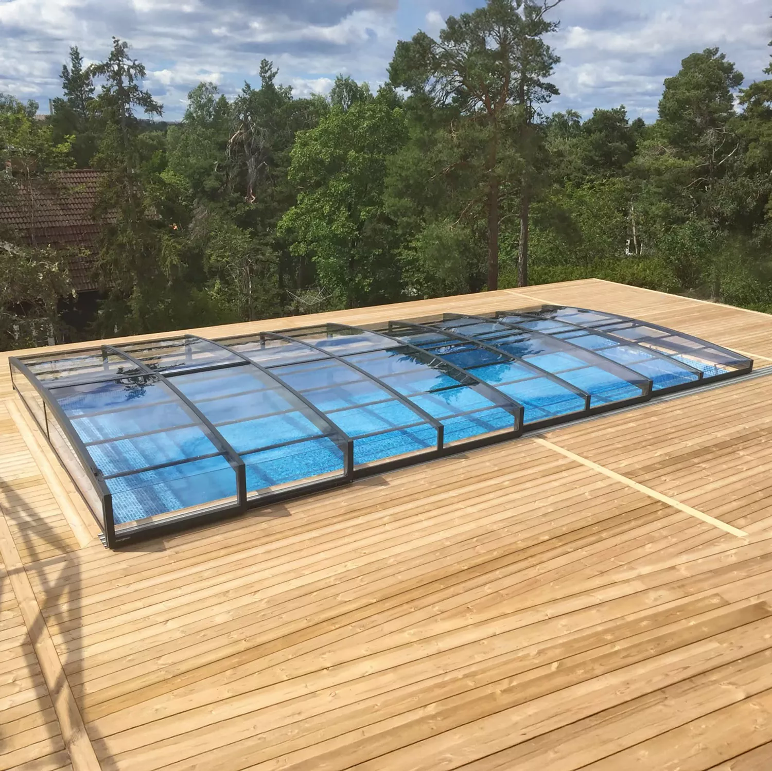 novacomet-e-line-horizon-high-poolueberdachung-6 Novacomet e-line Horizon High Poolüberdachung - 6 x 3 m - bündig mit Beckenrand