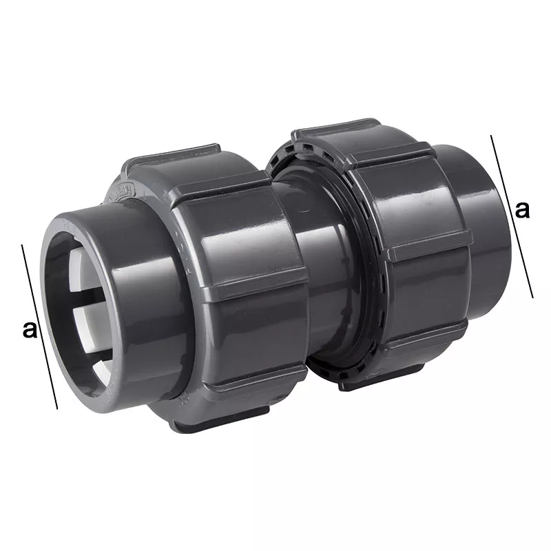 Flexfit Verschraubung Klemm x Klemm 50 mm x 50 mm 