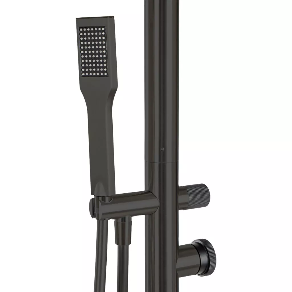 poolpowershop-drop-black-edelstahl-gartendusche-handbrause Poolpowershop Drop Black Edelstahl Gartendusche