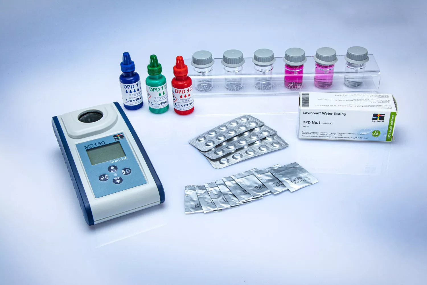 Lovibond MD 150 Photometer - Tabletten Cl/pH