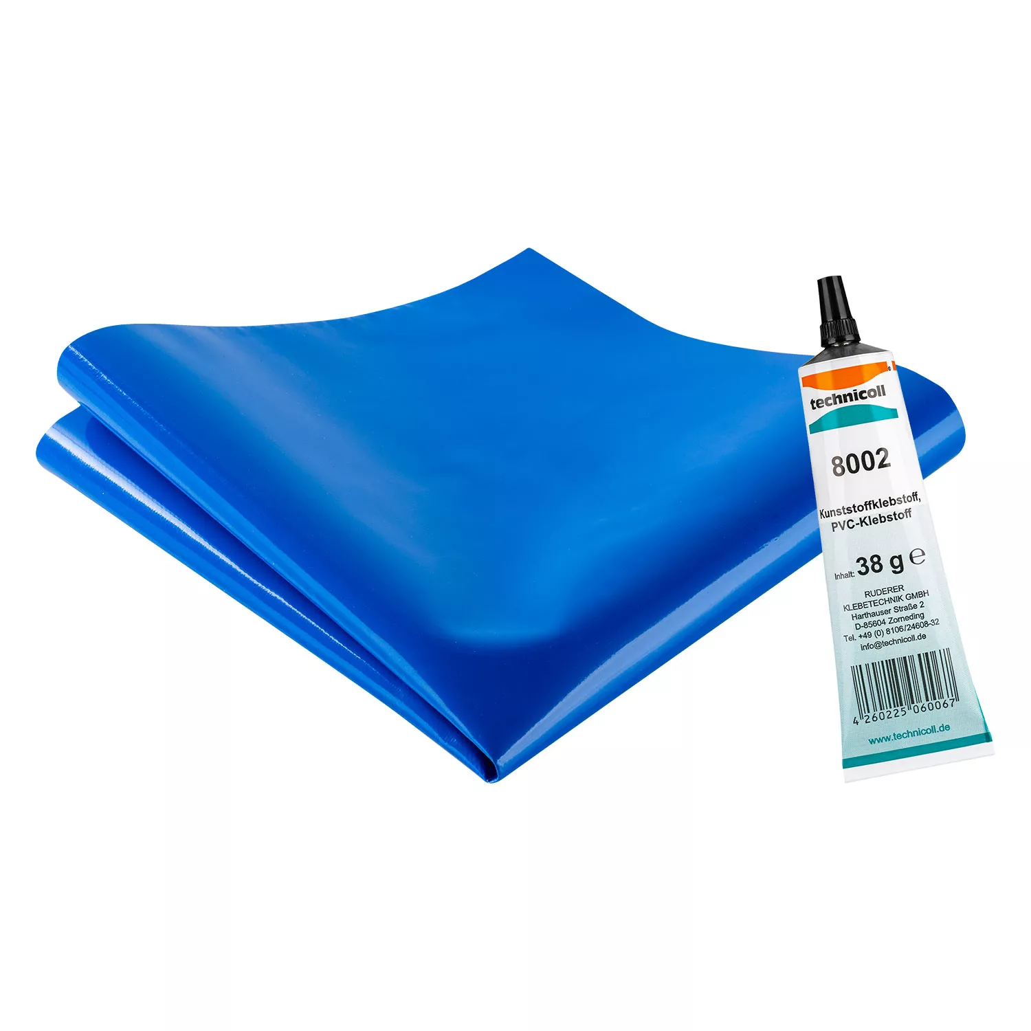 Reparaturset für aufblasbare Poolabdeckung blau