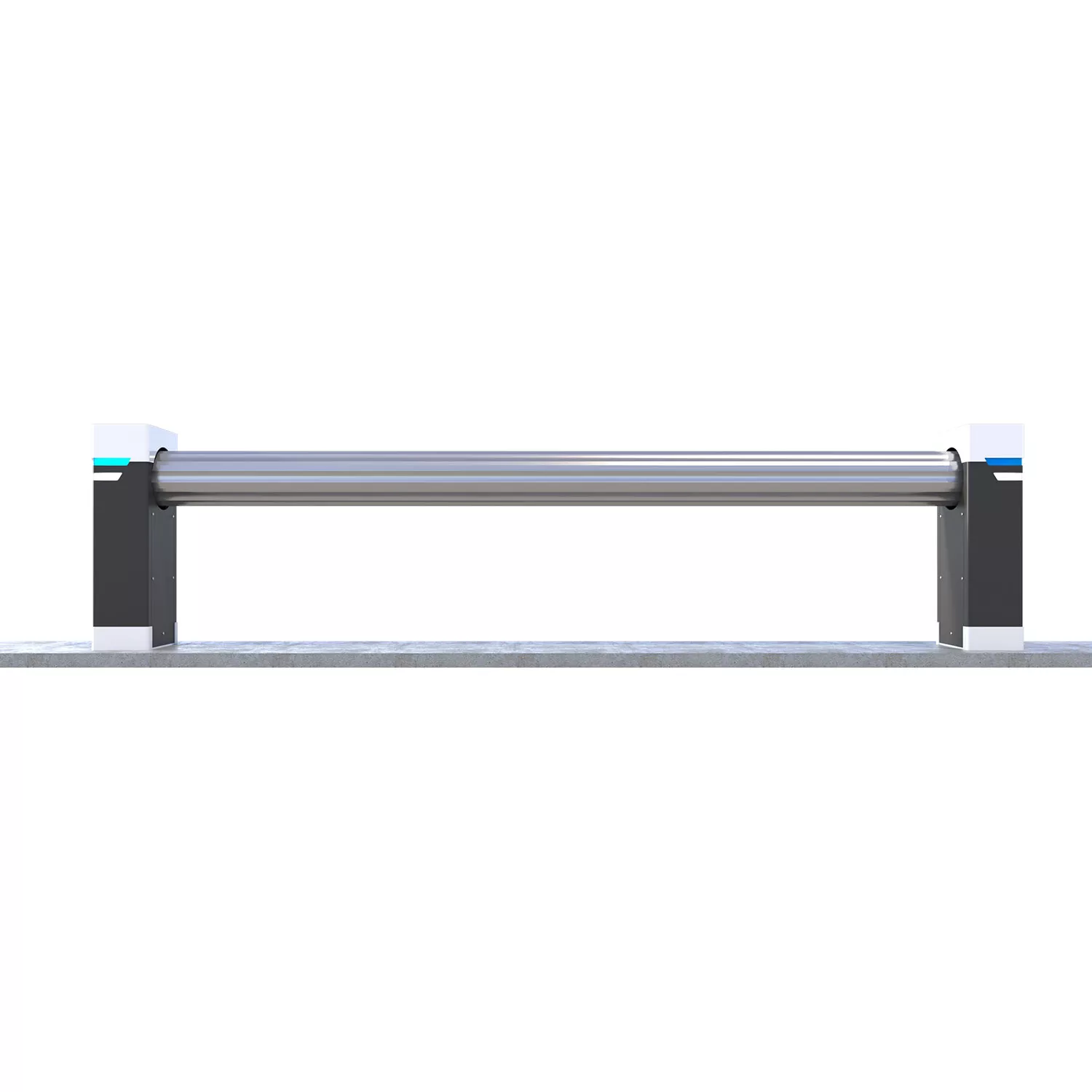 Poolpowershop Oberflur Aufrollvorrichtung T-Light - weiß-grau