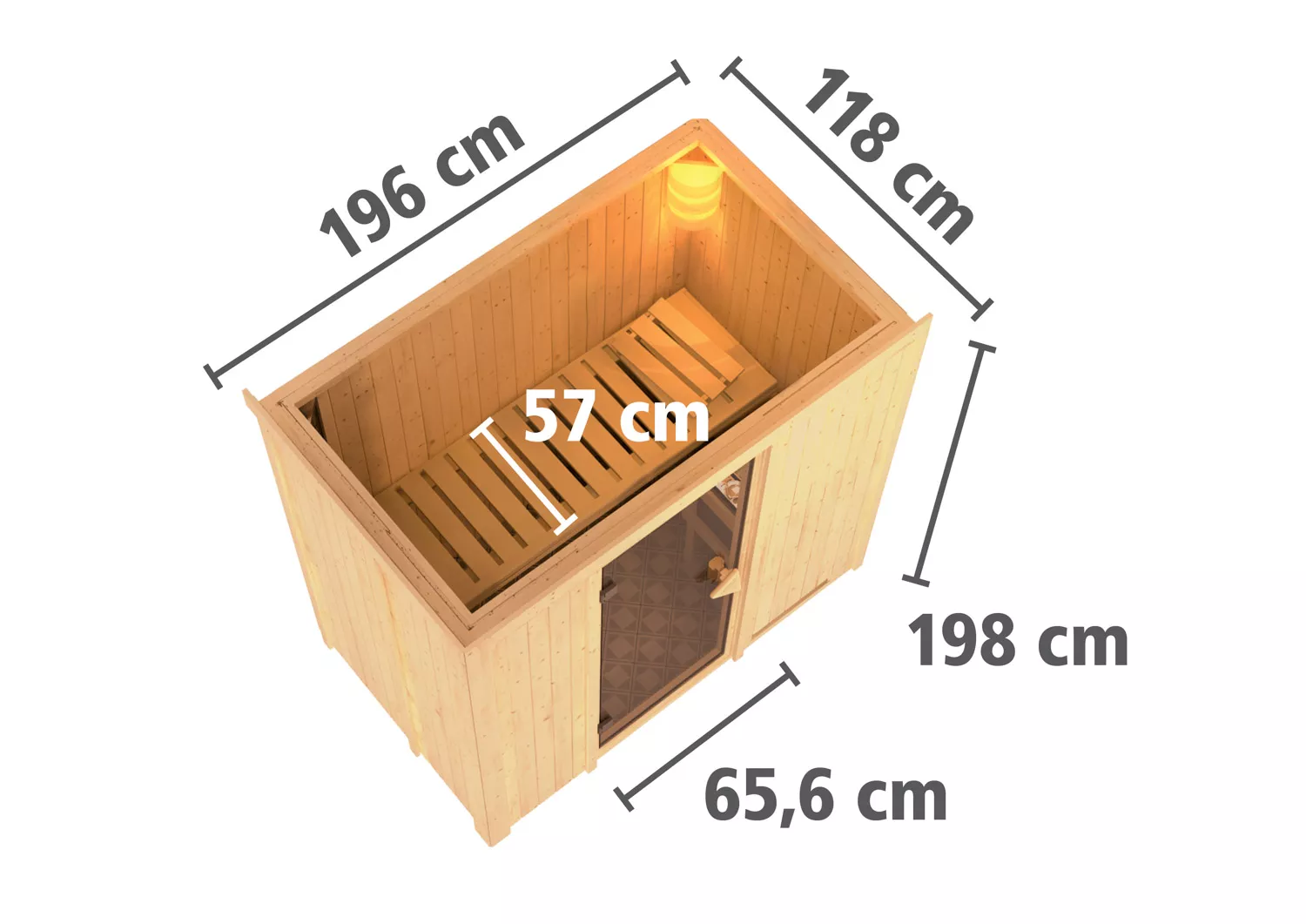 Karibu_Classic_Variado_Systemsauna_ohne_Saunaofen_und_bronzierte_Ganzglastuer_3 Karibu Classic Variado Systemsauna ohne Saunaofen und bronzierte Ganzglastür