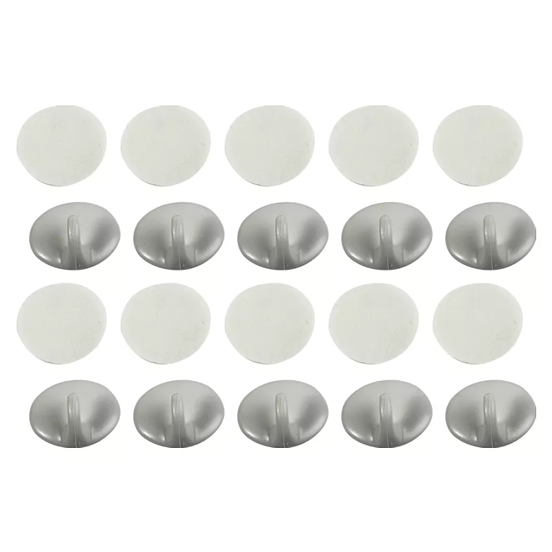 Haken + Unterlage für Cabrio Dome Set mit 10 Stück 