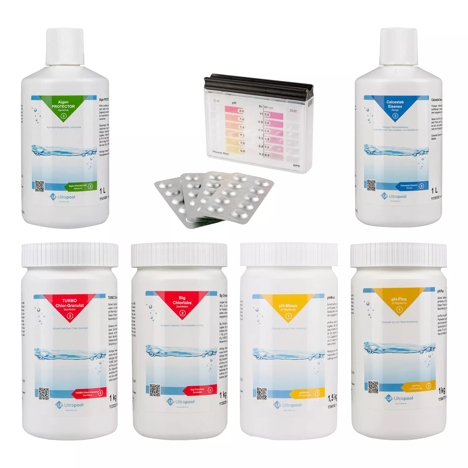 Styroporpool Komplettset Premium Weiß mit Treppe Colossos - 700 x 350 x 150 cm