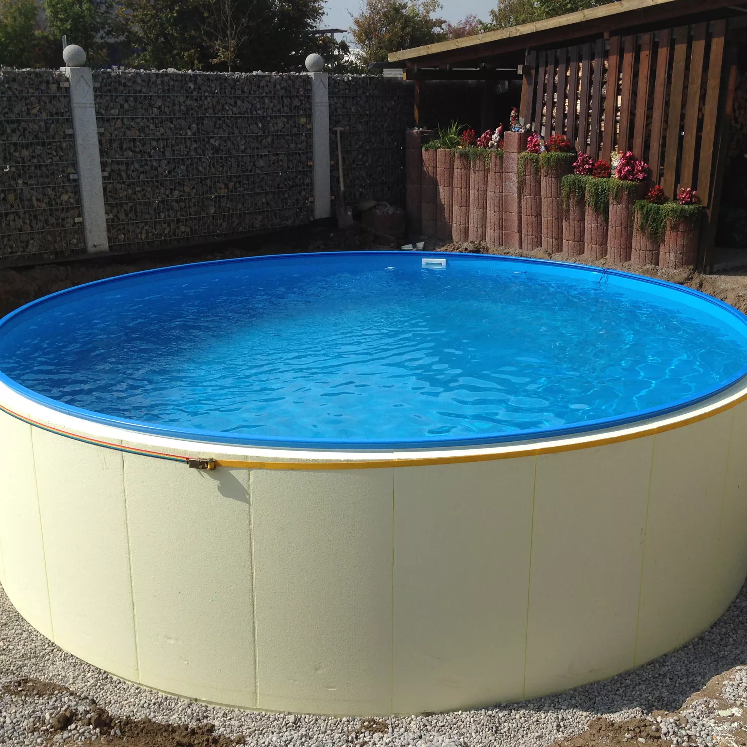 ConZero Rundschalung für Stahlwandpools - 3,50 x 1,20 m