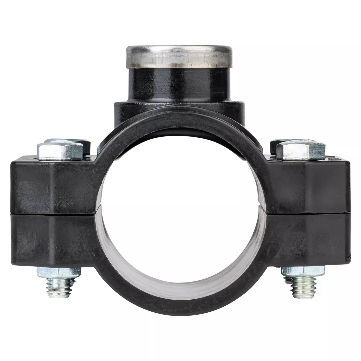 pvc-anbohrschelle-1-2-zoll-front PVC Anbohrschelle d 50 mm 1/2 Zoll