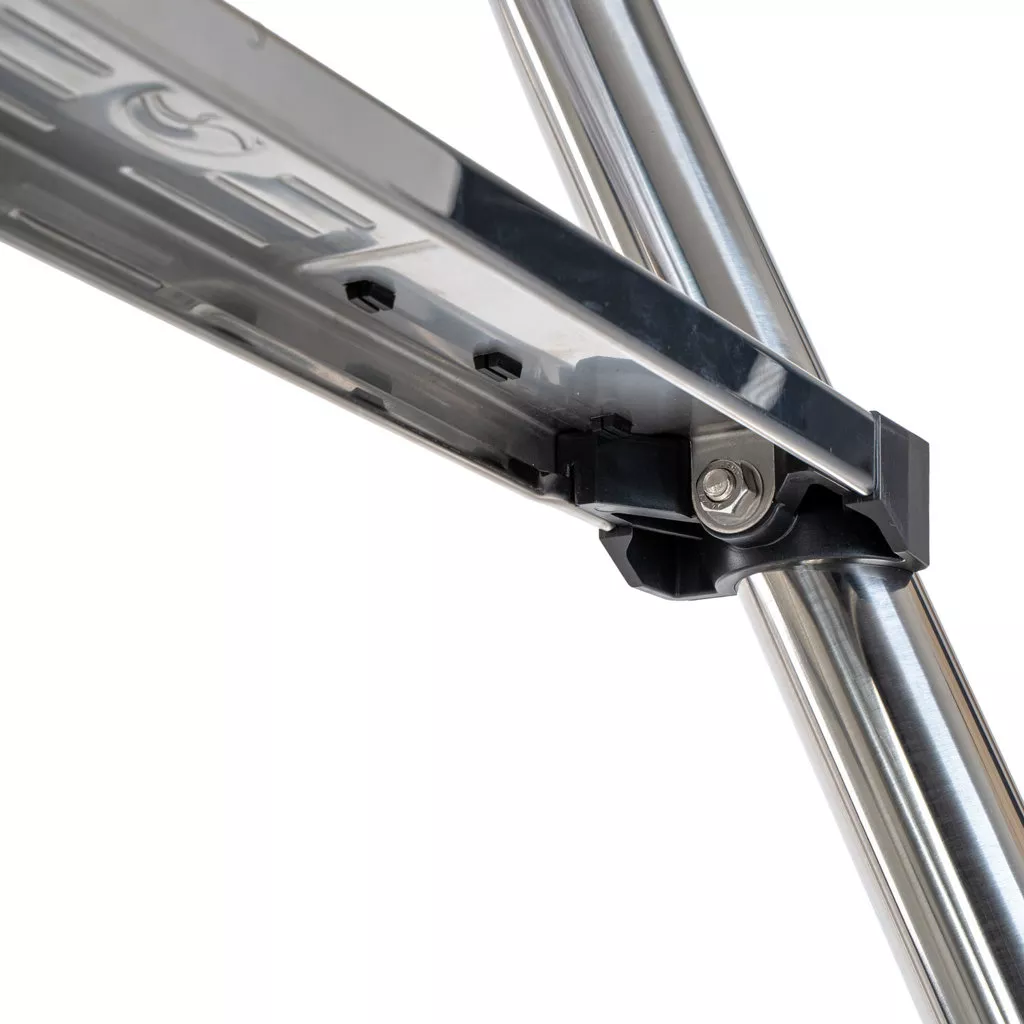 Ideal Edelstahl Poolleiter für teileingelassene Becken - 4-stufig