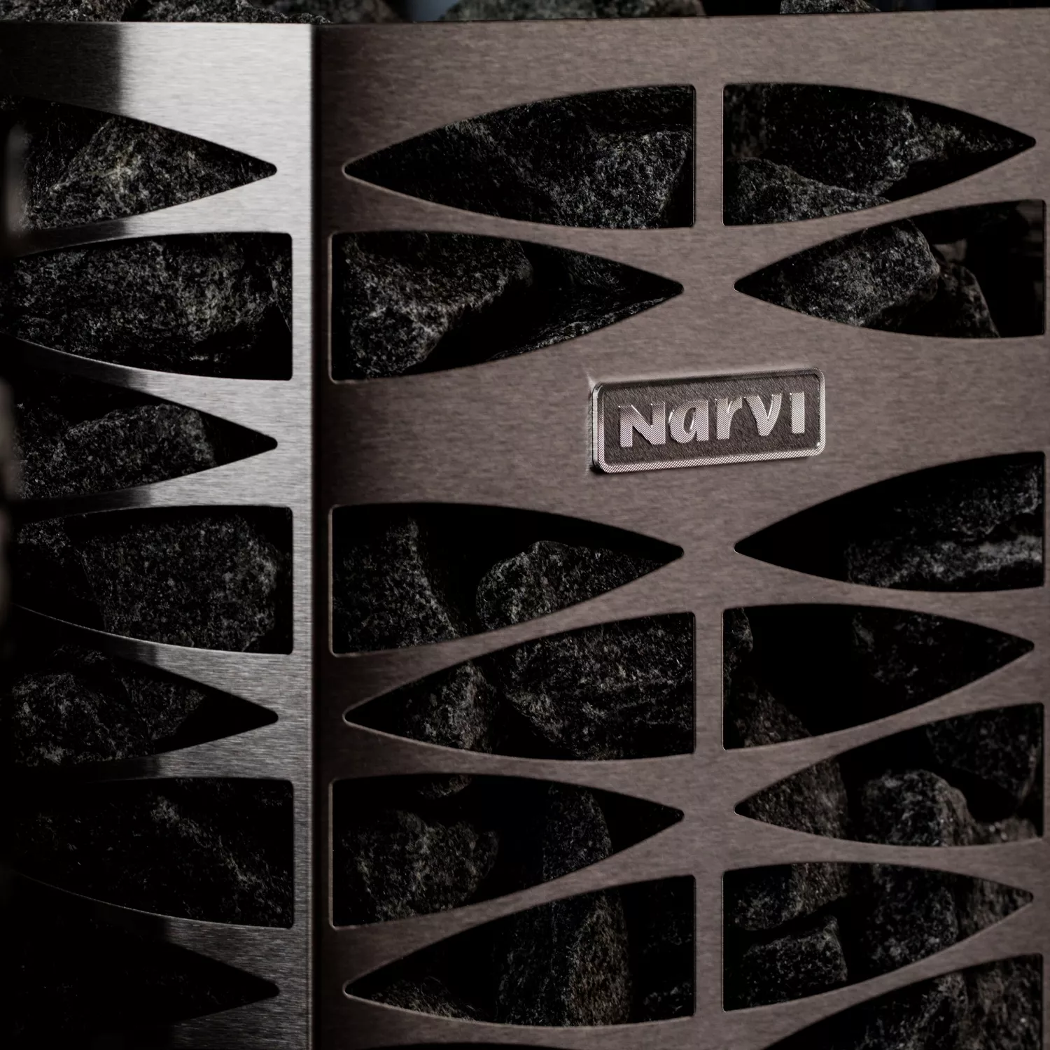 Narvi Saana Edelstahl Saunaofen mit Steuerung N2014E - 6,8 kW