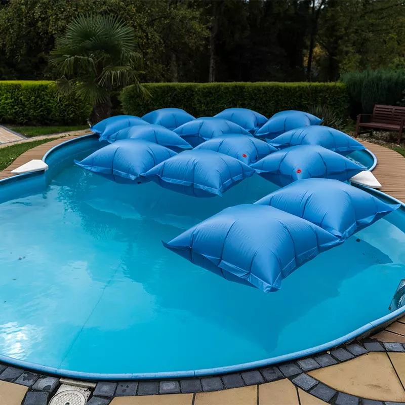 Pool-luftkissen-plane-10 Pool-Luftkissen 100 x 100 cm