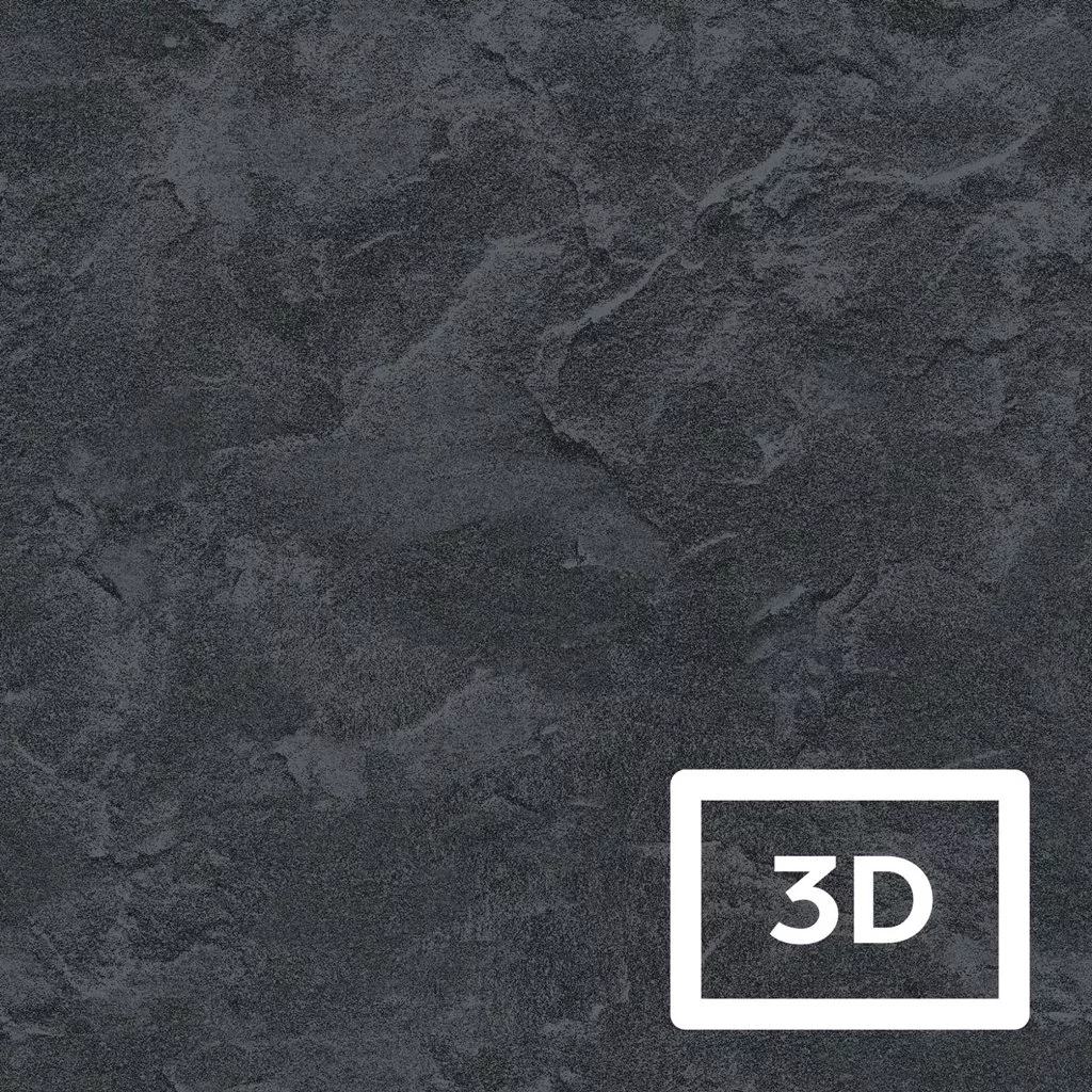 BWT Innenhülle 3D Black Slate mit Keilbiese für Rechteckbecken