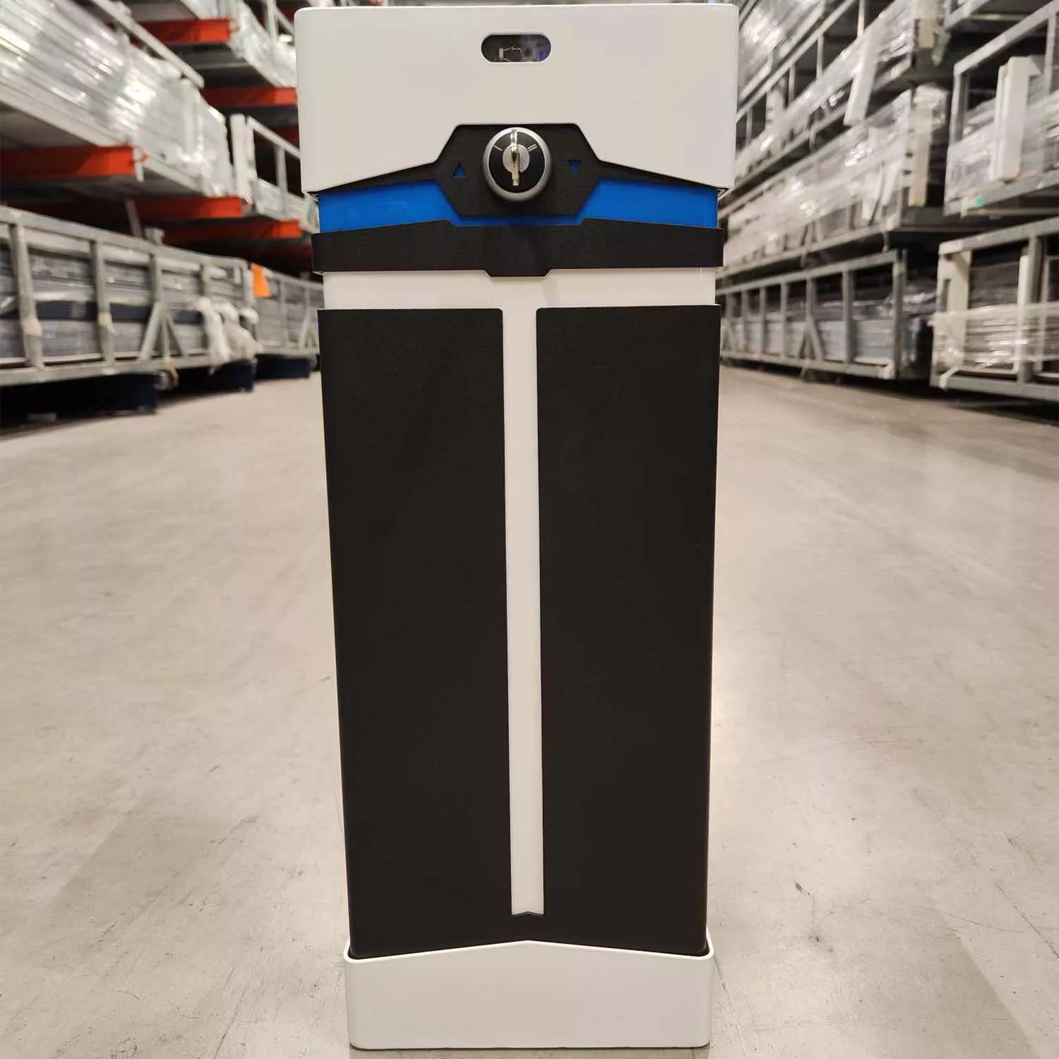 Poolpowershop Oberflur Aufrollvorrichtung T-Light - weiß-grau