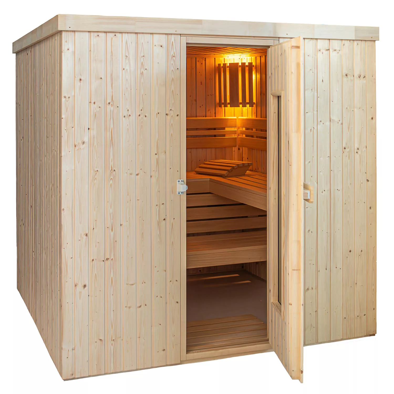 new-holzmanufaktur-sauna-classic-4-eck--1 Elementsauna Typ Classic 2,01 x 1,39 x 1,98 m