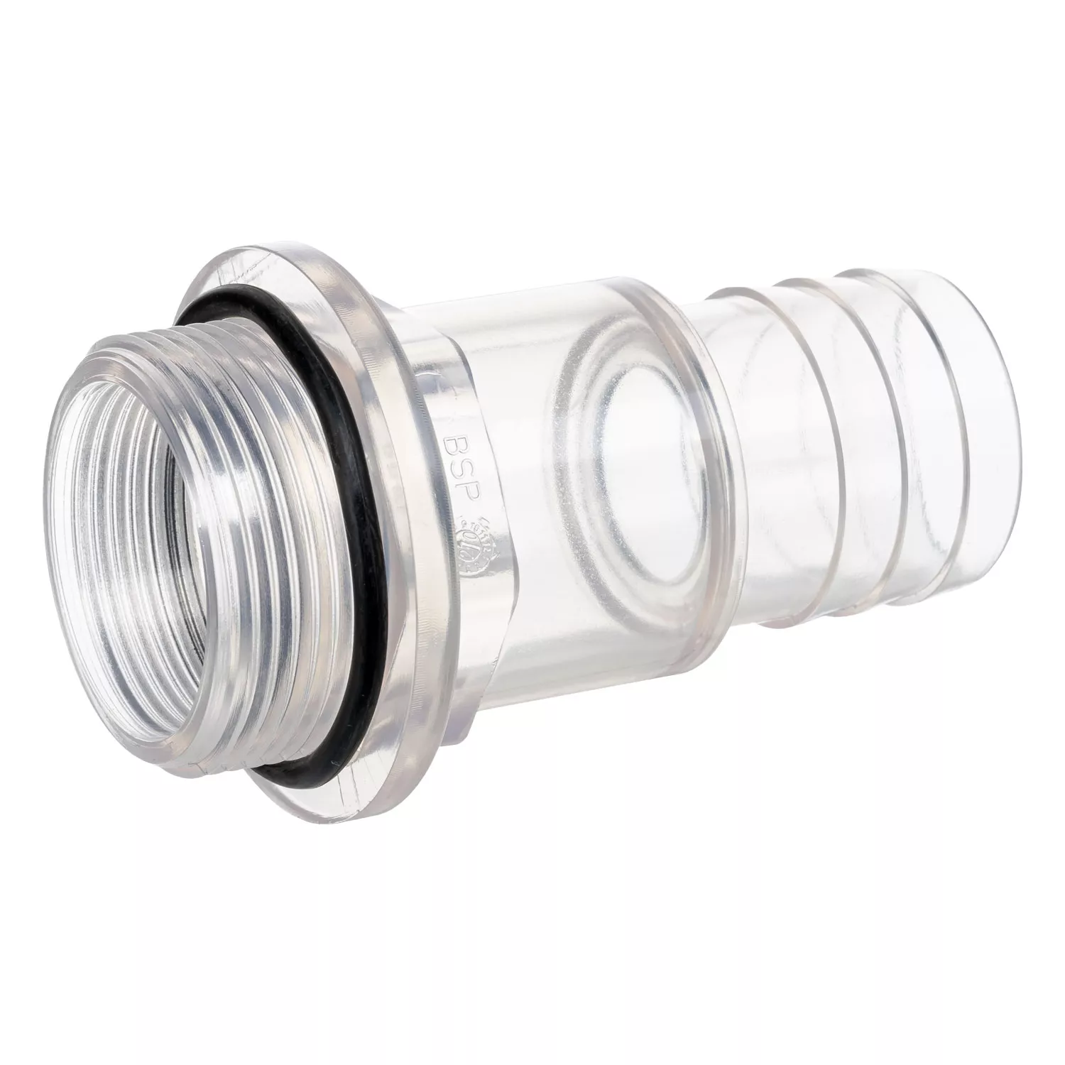 61408-Stutzen PVC Transparenter Stutzen 1 1/2 Zoll x 38 mm