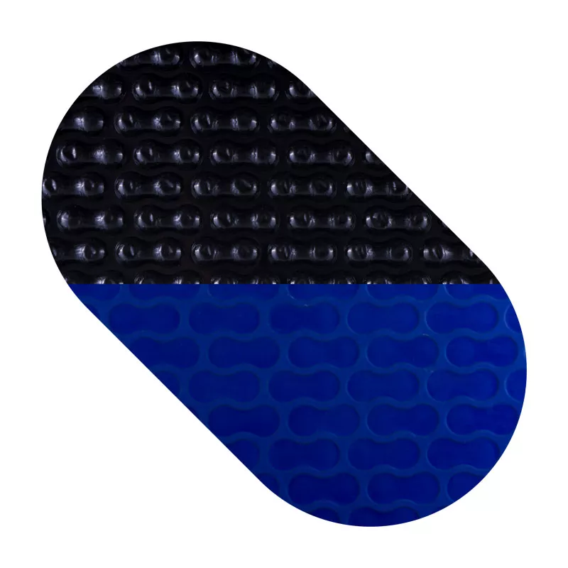 Solarfolie 5,50 x 11,00 m Oval Blau Schwarz 400 GeoBubble